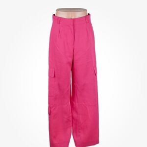 H&M Bright Pink Wide Leg Pants